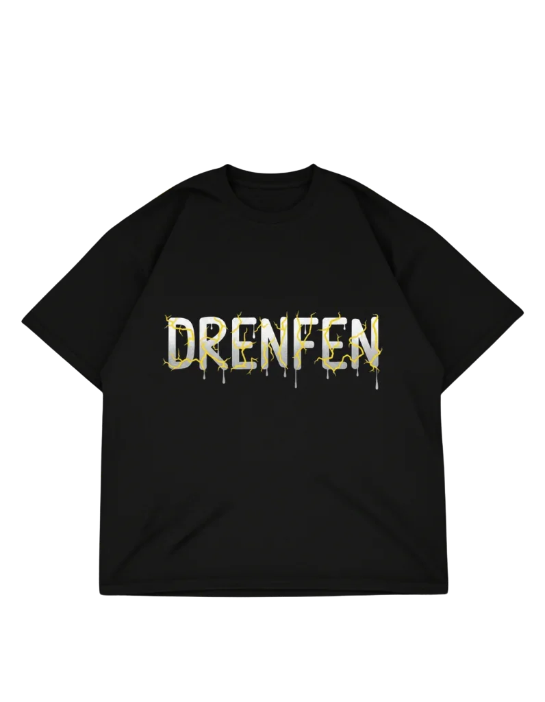 The Shinobi's Vow Drop Shoulder T-Shirt | Black - DRENFEN