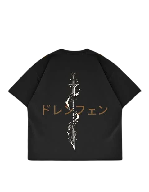 Drenfen Still Rises Drop Shoulder T-Shirt | Black - DRENFEN