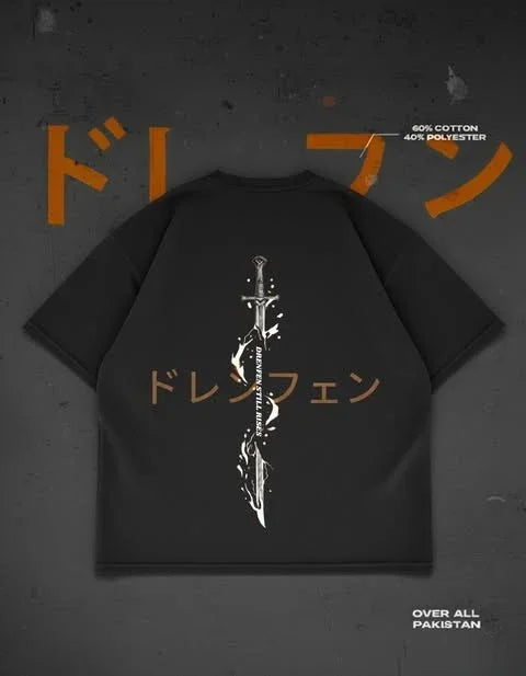 Drenfen Still Rises Drop Shoulder T-Shirt | Black - DRENFEN