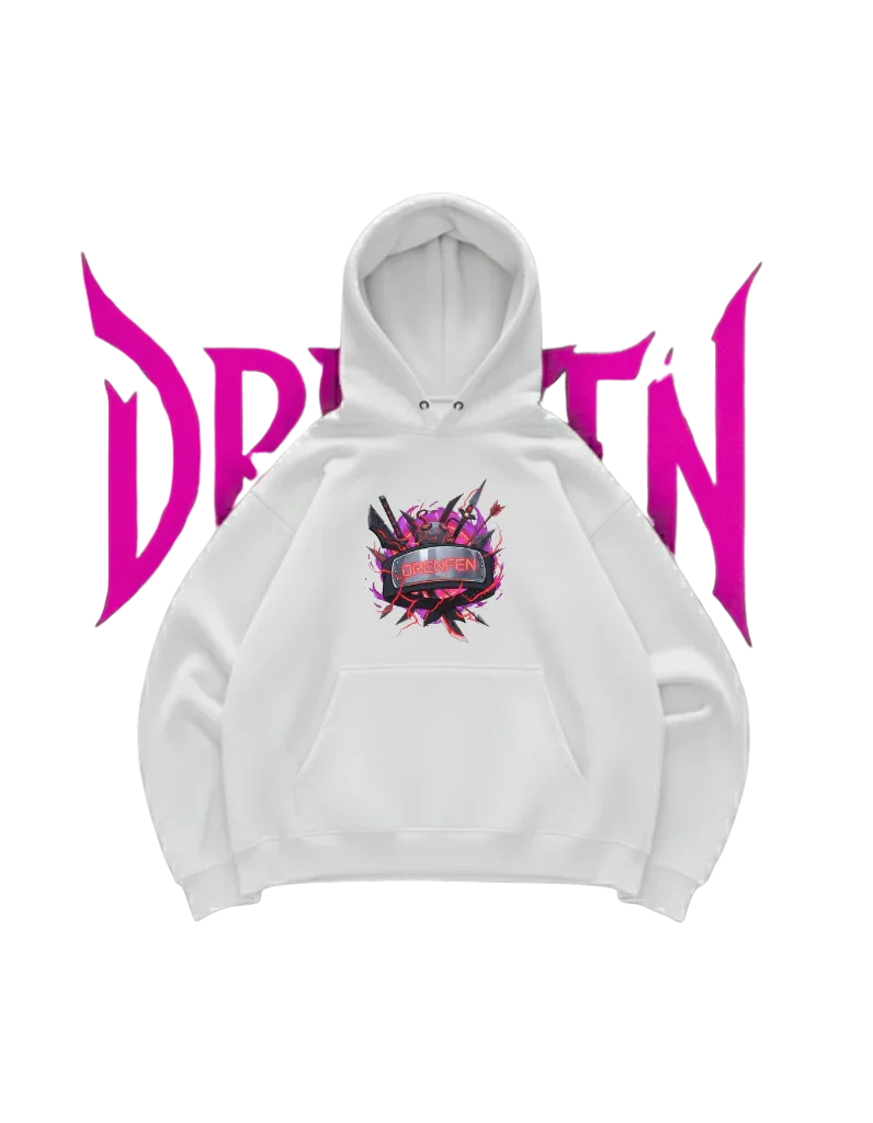 The Tainted Pact Hoodie | White - DRENFEN 